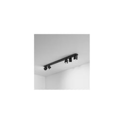 Applique led carrée noire orientable oddy 5xGu10 Perenz