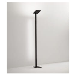 Lampadaire Led quadra Noir en métal H.180 cm Perenz