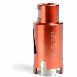 FRAISE DIAMANTÉE POUR PERÇAGE A SEC ET EAU Ø 35 MM MONTOLIT MONDRILLO FT-S35 Fraise diamantée Utilisation: eau et sec Matéria ...