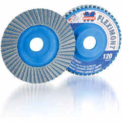 DISQUE DE DIAMANT LAMELLAIRE GRAIN 120 Ø115MM MONTOLIT FLEXIMONTGM Disque à lamelles diamant grain moyen (120). Les disques à ...