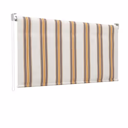 Biacchi Gianfranco T1372028/C, Manuel, Slatted, Store enrouleur, Beige, Motif, Aluminium, Polyester