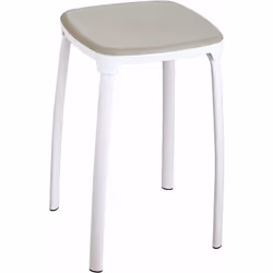 TORTHAIR GREY POLYPROPYLENE STOOL