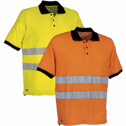 travail Polo haute visibilité COFRA - Série HAUTE VISIBILITÉ, Modèle HELPWAY - S / XXXXL La ligne Haute visibilité offre des  ...