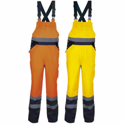 Salopette de travail haute visibilité COFRA - Série HIGH VISIBILITY, Modèle TUTTLE - S / XXXXL La ligne Haute visibilité offr ...