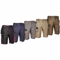 Description du produit Le short de travail multi-poches Cofra Liegi fait partie de la gamme de vêtements Slim Work , l'un des ...