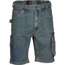Ligne : JEANS Description : 1 grande poche à outils sur la jambe gauche, 2 grandes poches au dos, 2 poches sur le devant, ann ...