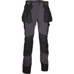 Cofra - Pantalon de travail multipoches laxbo - Anthracite/Noir 4XL - fr (58) - eu (64)