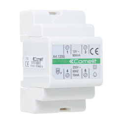 Comelit - Transformateur avec primaire 230V secondaire 12V ac / 15 va pour une utilisation continue