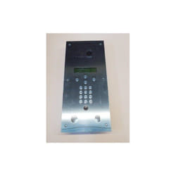 Platine de rue inox mh + 1250IV 405x180x55mm pour groupes audio-video simplebus + module vigik (non incl) Comelit
