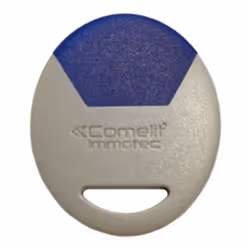 Carte Comelit standard format porte-clés, fabriquée à partir de matériaux durables pour le contrôle d'accès. Durable et compa ...