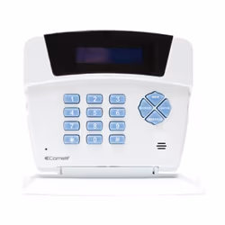 Composeur téléphonique Comelit GSM/PSTN avec écran LCD, alarme SMS et gestion des appels. Solution autonome simple et efficac ...