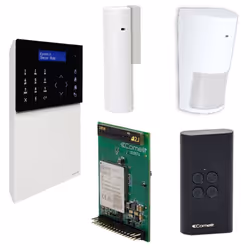 Kit d'alarme anti-effraction sans fil Comelit SECUR HUB 4G comprenant : 1 pièce Module 4G pour les panneaux de contrôle SECUR ...
