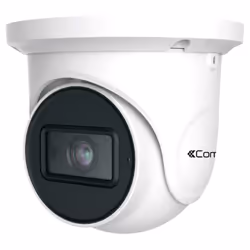 Caméra dôme IP Comelit Turret ADVANCE, avec les caractéristiques suivantes : Tension d’alimentation 12 VDC Consommation max 9 ...