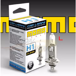 Les Clear White H1 de Momo sont des ampoules de rechange, homologuées ECE R87 et vendues à l'unité. Leur couleur blanche inte ...