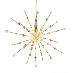 Lotti  - Etoile branches lumineuses à suspendre - Diam. 30 cm - Argent
