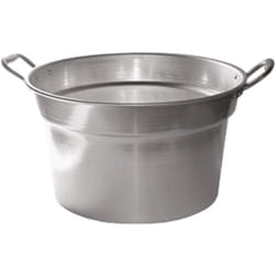 Pot de chaudière en aluminium pour la cuisson des tomates conserve toutes les mesures Ø 28 cm capienza 5 LT - pesante