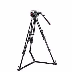 Manfrotto 509HD,545GBK, 3 pieds, Noir, 173 cm, 7,3 kg
