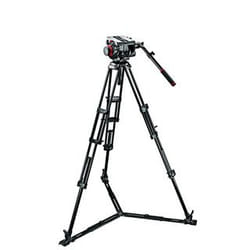 Manfrotto 509HD,545GBK trépied Caméscope portable 3 pieds Noir