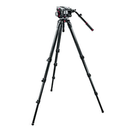 Manfrotto 509HD,536K trépied Caméras numériques 3 pieds Noir