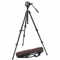 Manfrotto MVH500AH, 755CX3, 3 pieds, Noir, 173 cm, 3 kg