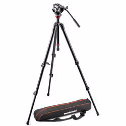 Manfrotto MVH500AH.755XBK, 3 pieds, Noir, 174 cm, 3,36 kg