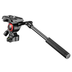 Manfrotto MVH400AH tête de trépieds Noir Aluminium 1/4" Fluide