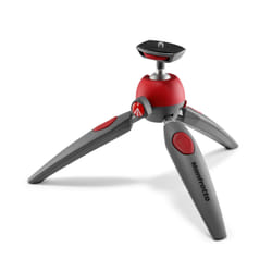Manfrotto PIXI EVO trépied Caméras numériques 3 pieds Gris, Rouge