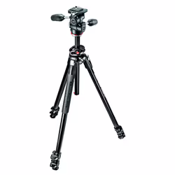 Manfrotto MK290DUA3-3W, 3 pieds, Noir, 175,5 cm, 2,59 kg