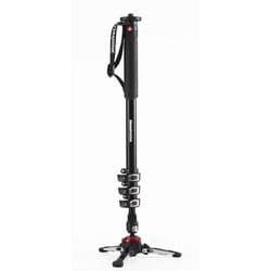 Manfrotto MVMXPROA4 pieds pour camescopes 1/4, 3/8" Aluminium Noir