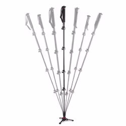Manfrotto MVMXPROC5 pieds pour camescopes 1/4, 3/8" Fibre de carbone Noir