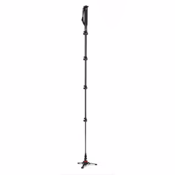 Manfrotto MVMXPROC5 pieds pour camescopes 1/4, 3/8" Fibre de carbone Noir