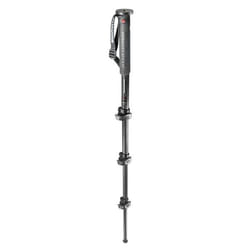 Manfrotto MPMXPROC4 pieds pour camescopes 1/4, 3/8" Fibre de carbone Noir