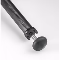 Manfrotto MPMXPROC4 pieds pour camescopes 1/4, 3/8" Fibre de carbone Noir - Vue supplémentaire 4