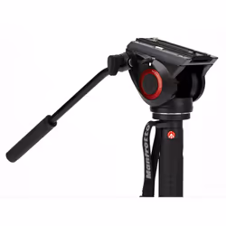 Manfrotto MVMXPRO500 pieds pour camescopes 1/4, 3/8" Aluminium Noir
