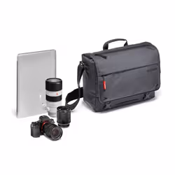 Manfrotto MB MN-M-SD-10 étui et housse d'appareils photo Sac Messenger Noir, Gris - Vue supplémentaire 3