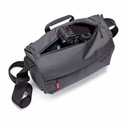 Manfrotto MB MN-M-SD-10 étui et housse d'appareils photo Sac Messenger Noir, Gris - Vue supplémentaire 5