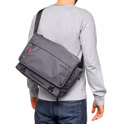 Manfrotto MB MN-M-SD-10 étui et housse d'appareils photo Sac Messenger Noir, Gris - Vue supplémentaire 7