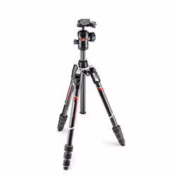 Manfrotto MKBFRTC4-BH, 3 pieds, Noir, Argent, 150 cm, 1,25 kg