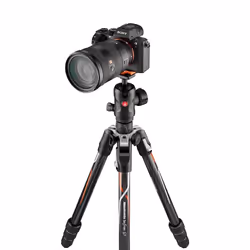 Manfrotto Befree GT Carbon trépied Caméras numériques 3 pieds Noir