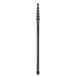 Manfrotto MBOOMCFVR-L, Noir, Gris, Fibre de carbone, 2 kg, 1/4, 3/8", 4700 mm, 1,05 kg
