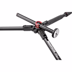 Manfrotto MT190GOA4 trépied Caméras numériques 3 pieds Noir, Rouge