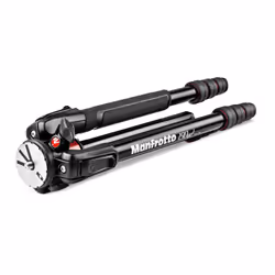 Manfrotto MT190GOA4 trépied Caméras numériques 3 pieds Noir, Rouge - Vue supplémentaire 4