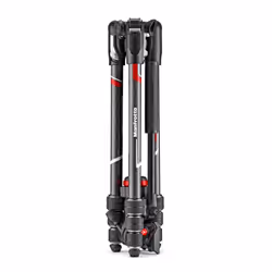 Manfrotto MVKBFRTC-LIVE trépied Caméscope portable 3 pieds Noir, Argent