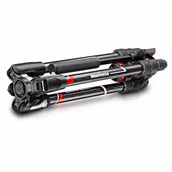 Manfrotto MVKBFRTC-LIVE trépied Caméscope portable 3 pieds Noir, Argent