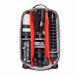 Manfrotto Pro Light Reloader Spin-55 Valise sur roulette Noir, Rouge