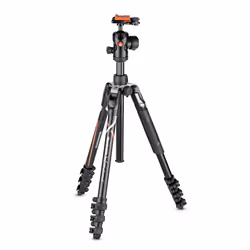 Manfrotto MKBFRLA-BH, 3 pieds, Noir, Argent, 151 cm, 1,59 kg