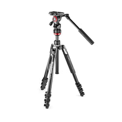 Manfrotto MVKBFRL-LIVE trépied Caméras numériques 3 pieds Noir, Argent