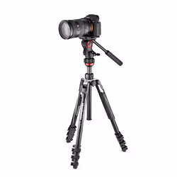 Manfrotto MVKBFRL-LIVE trépied Caméras numériques 3 pieds Noir, Argent - Vue supplémentaire 4