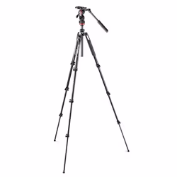 Manfrotto MVKBFRL-LIVE trépied Caméras numériques 3 pieds Noir, Argent - Vue supplémentaire 6