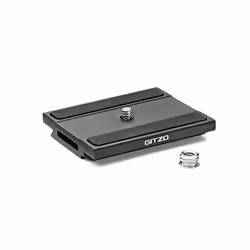 Gitzo GS5370DR, Assiette, Noir, Aluminium, Caoutchouc, Acier, 1/4, 3/8", 1 pièce(s), 55 mm